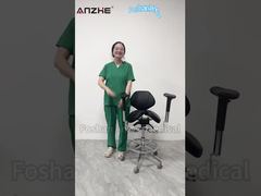 AZ-ST08 এরগোনোমিক স্প্লিট স্যাডল স্টুল অপারেশন গাইড | ডেন্টাল এবং ভেটের জন্য সামঞ্জস্যযোগ্য মেডিকেল চেয়ার