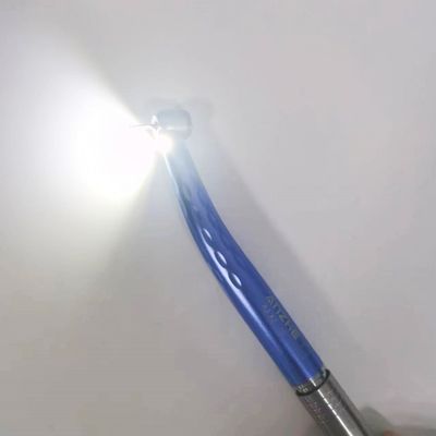 চাপ বোতাম LED হালকা দাঁতের Airotor হ্যান্ডপিস অভ্যন্তরীণ জল স্প্রে দাঁতের হ্যান্ডপিস