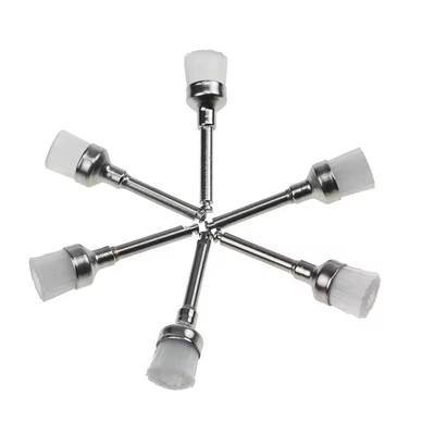 রঙিন ডিসপোজেবল ডেন্টাল কিট পলিশিং ব্রাশ নাইলন দাঁত পলিশিং ডেন্টাল প্রোফি ব্রাশ