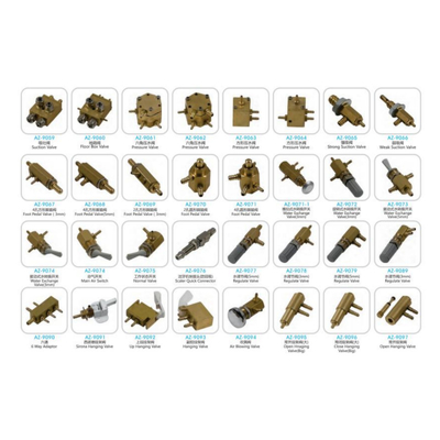 তামা উপাদান ডেন্টাল চেয়ার ভালভ ফোশান ফ্যাক্টরি ডেন্টাল ইউনিট এবং খুচরা যন্ত্রাংশ