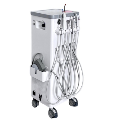 Mobile Dental Clinic 550W Mobile Dental Operation Cart Stainless Steel Body Dental Portable Unit