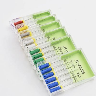 এন্ডোডন্টিক এইচ ফাইল স্টেইনলেস স্টিল ডেন্টাল এন্ডো ফাইল মাল্টি সাইজ ডেন্টাল এইচ ফাইল