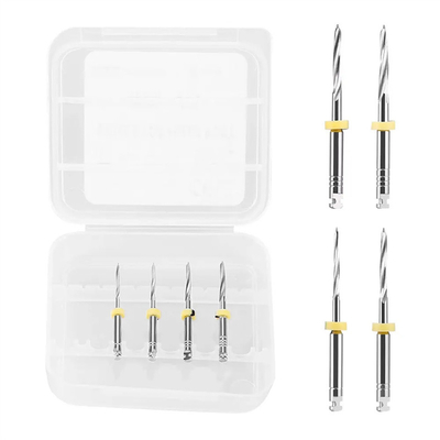 ডেন্টাল স্টেইনলেস স্টীল ধাতু ড্রিলস ফাইবার পোস্ট ডেন্টাল ক্লিনিক ল্যাব উপাদান জন্য ডেন্টাল Bur Reamers ডেন্টাল রুট ক্যানাল ড্রিলস