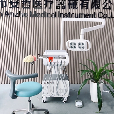 দাঁতের সিমুলেটর ডেন্টাল প্রশিক্ষণ সিস্টেম ডেন্টাল সিমুলেটর ডেন্টাল স্কুল শিক্ষার জন্য ট্রিটমেন্ট কার্ট সহ ফ্যান্টম হেড