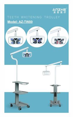 দাঁত সাদা করার মেশিন দাঁত দাগ অপসারণ মেশিন LED দাঁত সাদা করার ল্যাম্প মোবাইল কার্ট সহ