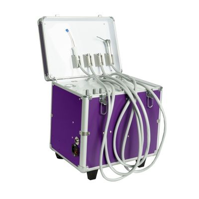 পোষা প্রাণীর দাঁতের যত্নের জন্য পোর্টেবল ট্রিটমেন্ট বক্স ডেন্টাল ক্লিনিক টার্বাইন ইউনিট এয়ার কমপ্রেসর সাকশন সিস্টেম সহ ভেটেরিনারি পোর্টেবল ডেন্টাল ইউনিট