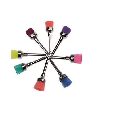 ভালো দাম রঙিন ডিসপোজেবল ডেন্টাল কিট পলিশিং ব্রাশ নাইলন দাঁত পলিশিং ডেন্টাল প্রোফি ব্রাশ অনলাইন