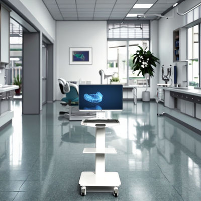 ভালো দাম ডেন্টাল হাসপাতালের সরঞ্জাম কম্পিউটার মোবাইল ডেন্টাল কার্ট মোবাইল হাসপাতাল ট্রলি স্টেইনলেস স্টিল মোবাইল কার্ট ব্রেক সহ অনলাইন