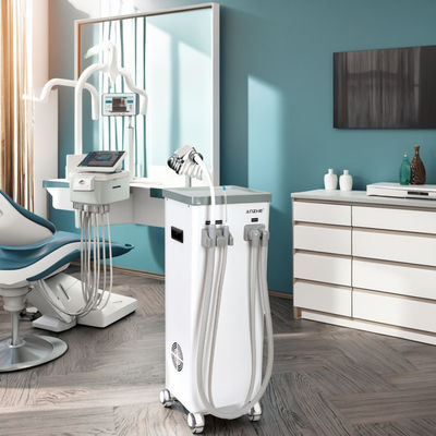 ভালো দাম মোবাইল ডেন্টাল সাকশন ইউনিট উইথ ডার্টি ওয়াটার ট্যাঙ্ক অটোমেটিক ড্রেনেজ ডেন্টাল স্যালাইভা ইজেক্টর সাকশন 800L পার মিনিট সাকশন মেশিন অনলাইন