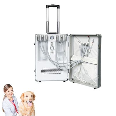 ভালো দাম হ্যান্ড হেল্ড ভেট ডেন্টাল সরঞ্জাম পোষা প্রাণীর দাঁতের চিকিৎসা স্যুটকেস পশু দাঁতের যত্ন ভেটেরিনারি মোবাইল ডেন্টাল ট্রিটমেন্ট ইউনিট অনলাইন