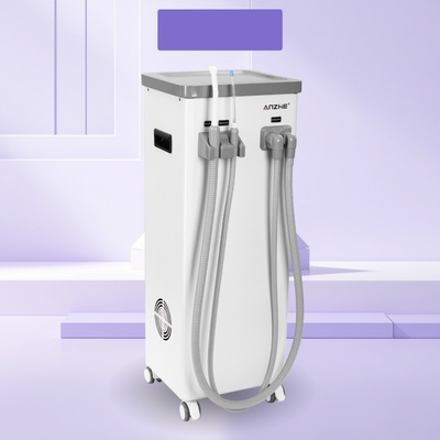 মোবাইল ডেন্টাল সাকশন ইউনিট উইথ ডার্টি ওয়াটার ট্যাঙ্ক অটোমেটিক ড্রেনেজ ডেন্টাল স্যালাইভা ইজেক্টর সাকশন 800L পার মিনিট সাকশন মেশিন