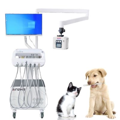 ভালো দাম Vet Medical New Portable Dental Device Mobile Dental Unit for Pets Luxury Dental Equipment Trolley Cart With X Ray অনলাইন