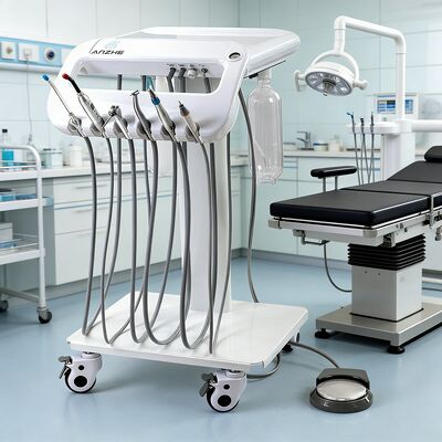 ভালো দাম মোবাইল ডেন্টাল থেরাপির জন্য 550W পাওয়ার 10L স্টেইনলেস এয়ার ট্যাঙ্ক এবং 38DB গোলমালের স্তর সহ পোর্টেবল ভেটেরিন ডেন্টাল মেশিন অনলাইন