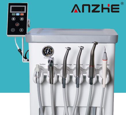 ভালো দাম ইলেকট্রিক মোটর AP202 মোবাইল ডেন্টাল ট্রলি সঙ্গে পোর্টেবল ডেন্টাল ইউনিট 16:1 1:5 20:1 Contra Angle Woodpecker Scaler LED Curing Light অনলাইন