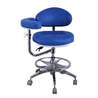 ভালো দাম কারখানার সরাসরি Ergonomic ডেন্টাল স্টুল নিয়মিত মেডিকেল চেয়ার 360° Rotating ডাক্তার স্টুল ক্লিনিক হাসপাতাল পরীক্ষাগার জন্য চাকার সঙ্গে অনলাইন