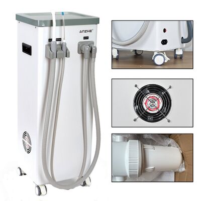 ভালো দাম ক্লিনিক ব্যবহারের জন্য 400W ডেন্টাল ভ্যাকুয়াম পাম্প মোবাইল লালা শোষণ ইউনিট কম গোলমাল পোর্টেবল ডেন্টাল শোষণ মেশিন অনলাইন
