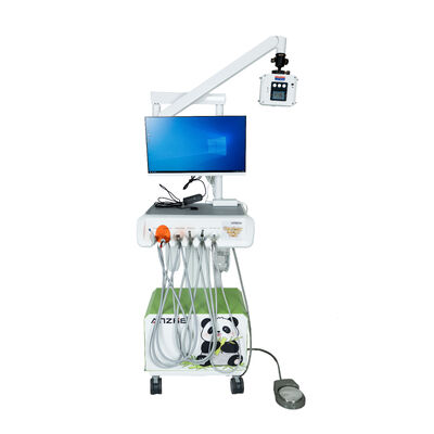 Portable Veterinary Dental Unit with Digital X-Ray Sensor Oral Camera All in One Pet Dental Imaging System
